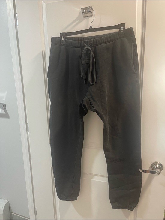 Essentials Other - Essentials Men's Black Jogger Sweatpants with Drawstring Have One Hole